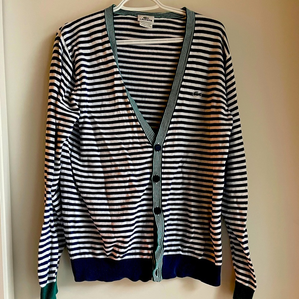 Lacoste vintage cardigan !